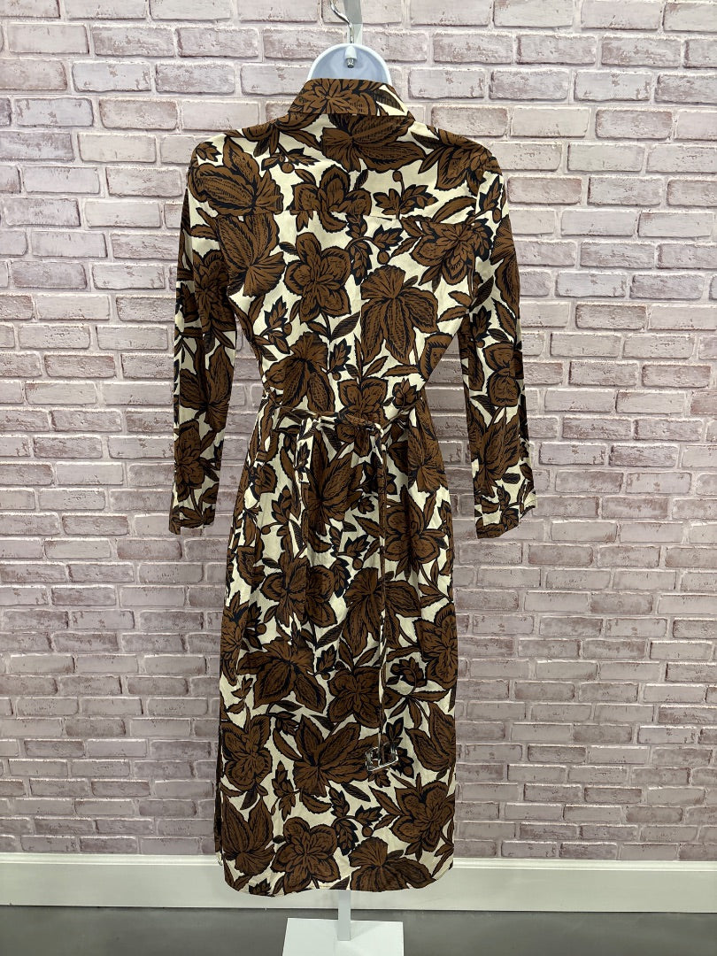 Zara Dress, Brown/white, XS, Used - Good