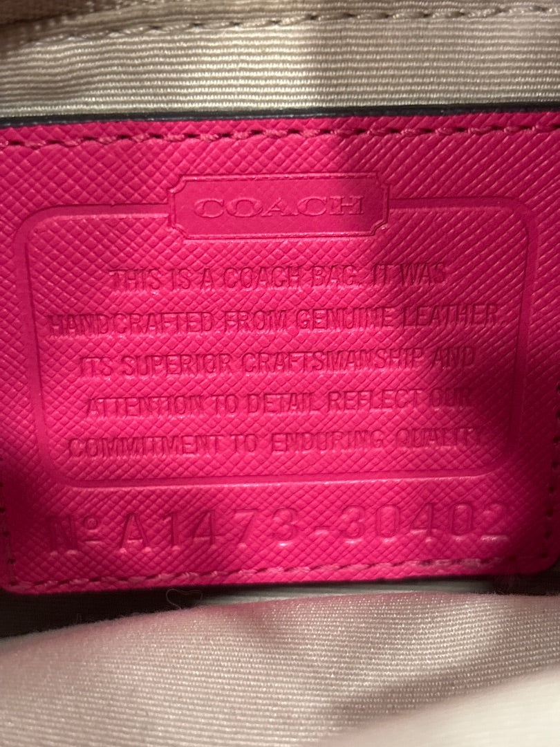 Coach Madison mini Christie carryall Handbag, Pink, One Size, Used - Good