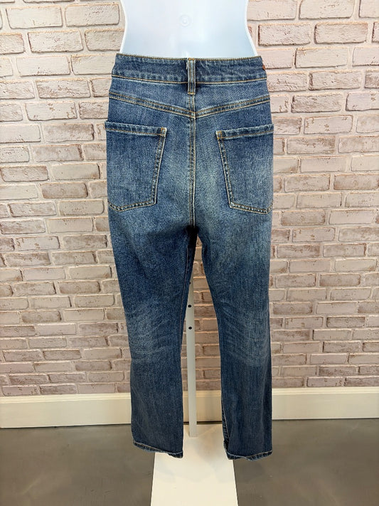 Cabi Higher Straight Jeans, Denim, 10, Used - Excellent