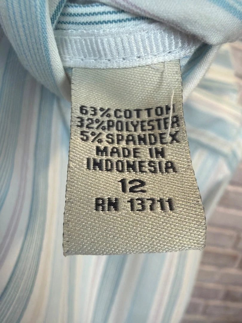 Amanda Smith Top - Blouse – Amanda Smith Blouse, Multi stripes, XL, Used - Excellent