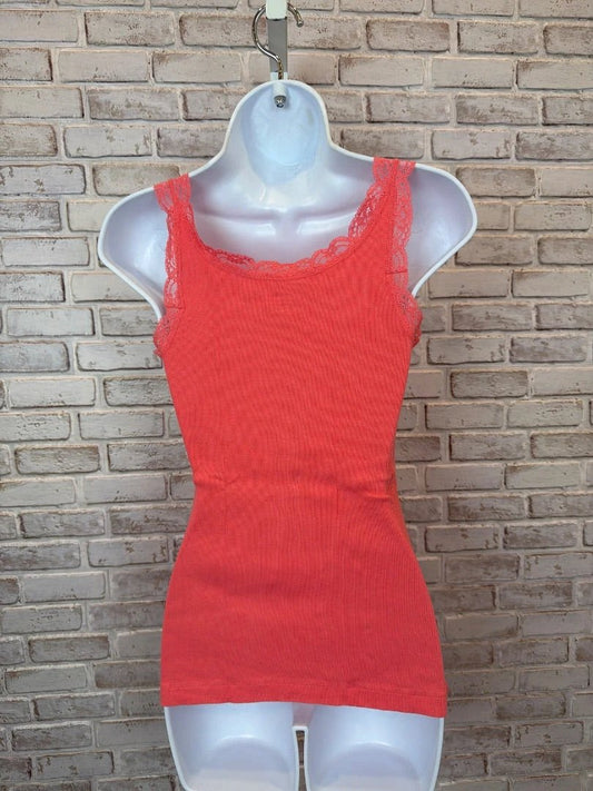 Apt 9 Ribbed Tank Top – Coral, XS – Excellent Condition