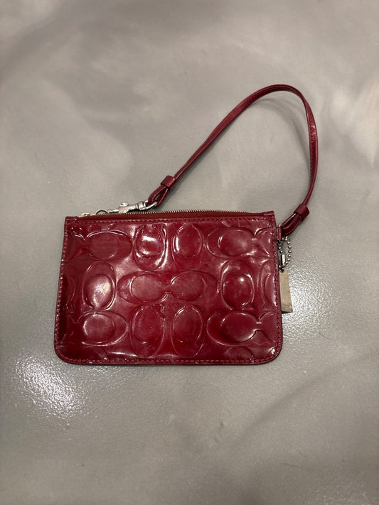 Coach Wallet, Red, One Size, Used - Good