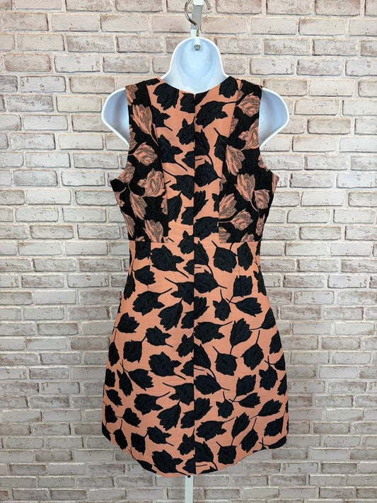 Ann Taylor Dress – Ann Taylor Dress, Peach/navy, 6, Used - Excellent