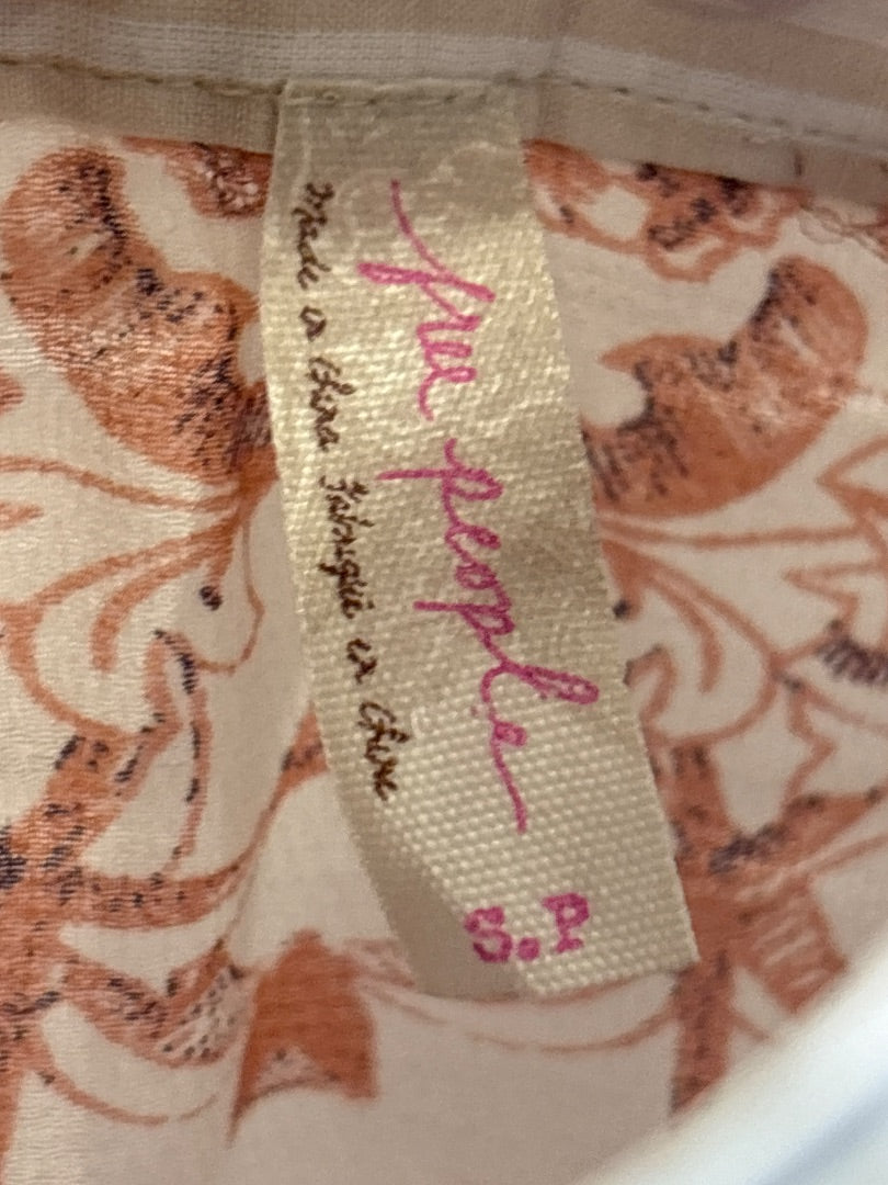 Free People Shirt, Beige, Small, Used - Good