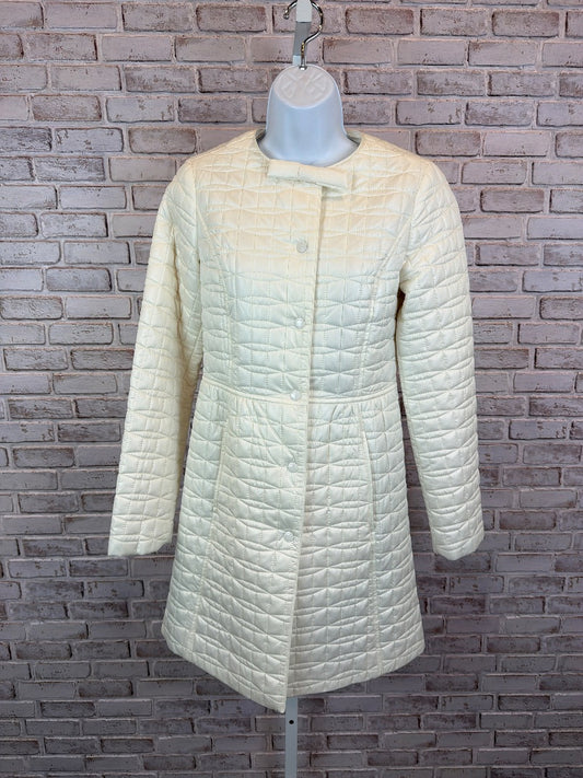 Kate Spade Puffer Jacket & clutch, White, XS, Used - Excellent
