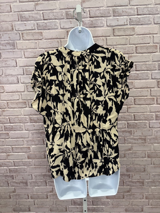 Velvet Heart Shirt, Black/tan, XS, Used - Good