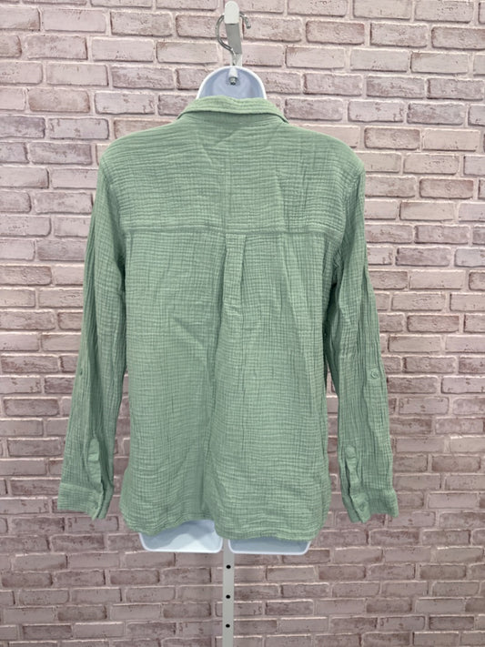 Anne Klein Shirt, Green, Small, Used - Good