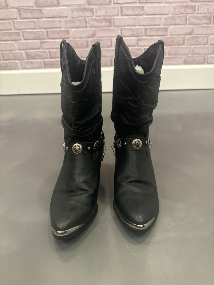 Dingo Cowgirl boots, Black, 6.5, Used - Good
