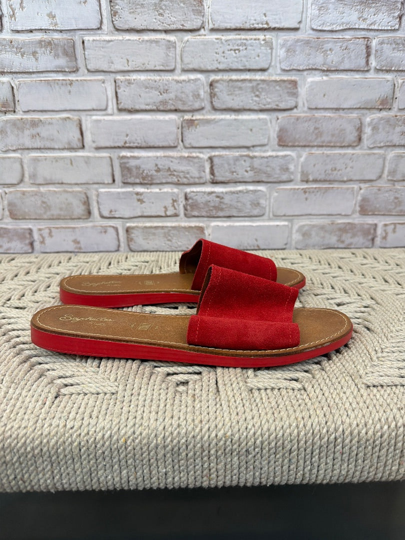 Seychelles Flats, Red, 9, Used - Good