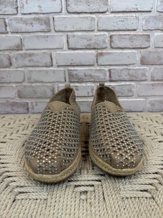 Bobs Slip ons, Taupe, 7, Used - Good