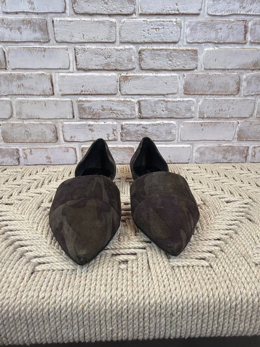 Chinese Laundry Flats, green multi, 9, Used - Good