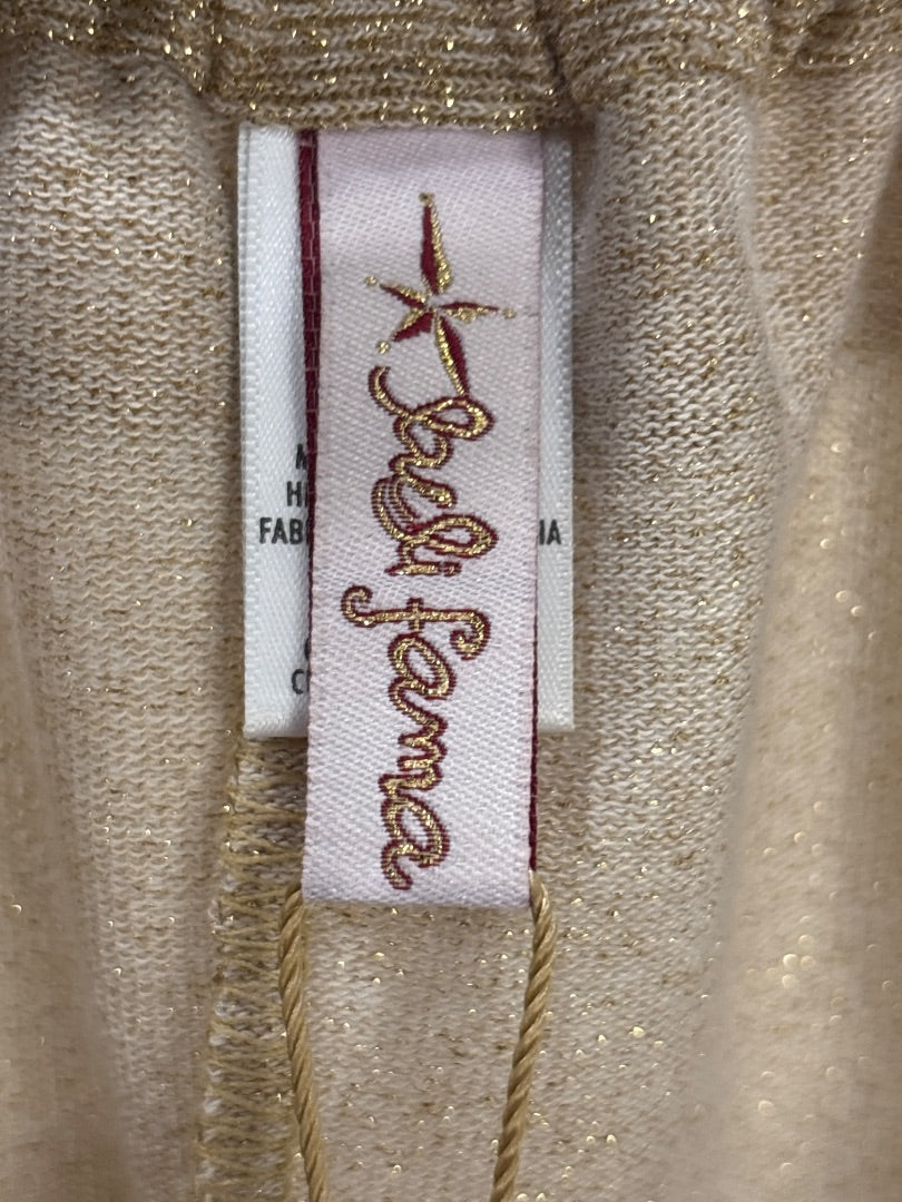 Luli Fama Dress, Gold, Small, Brand New