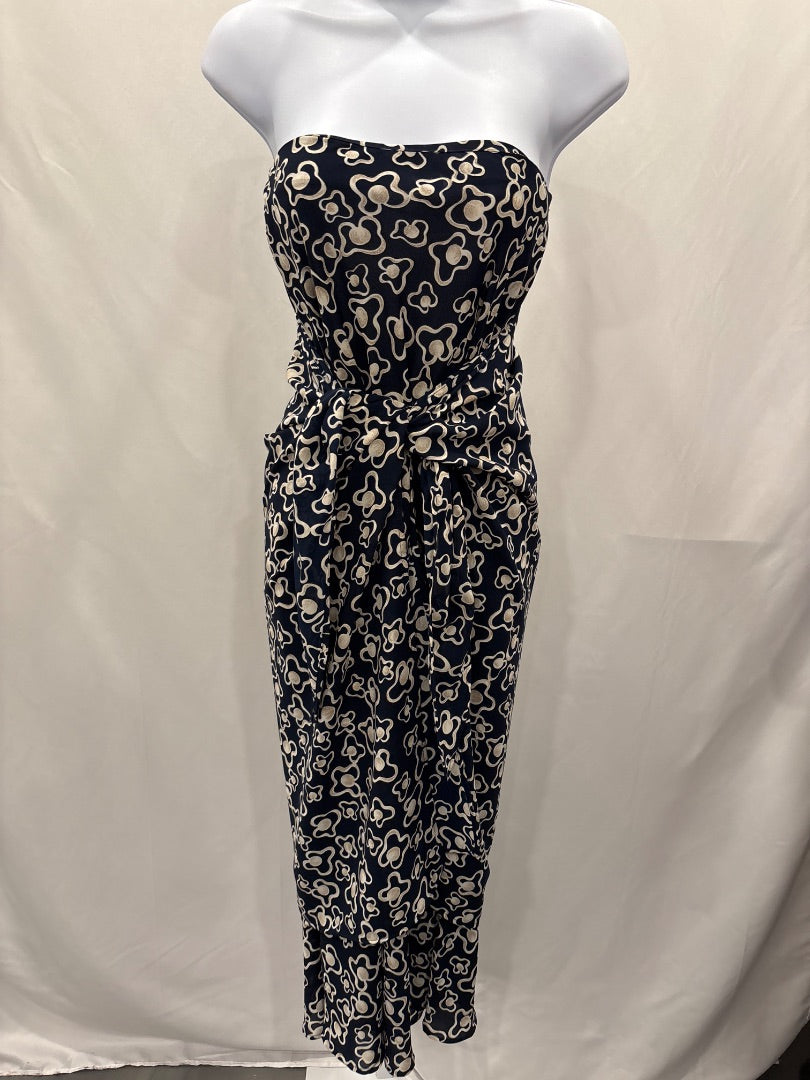 Paris paris Dresses, Navy/beige floral, Small