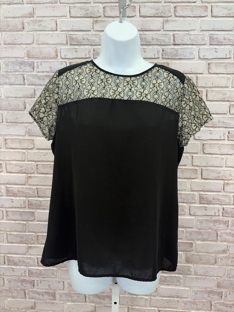 Banana Republic Shirt, Black, 8, Used - Good
