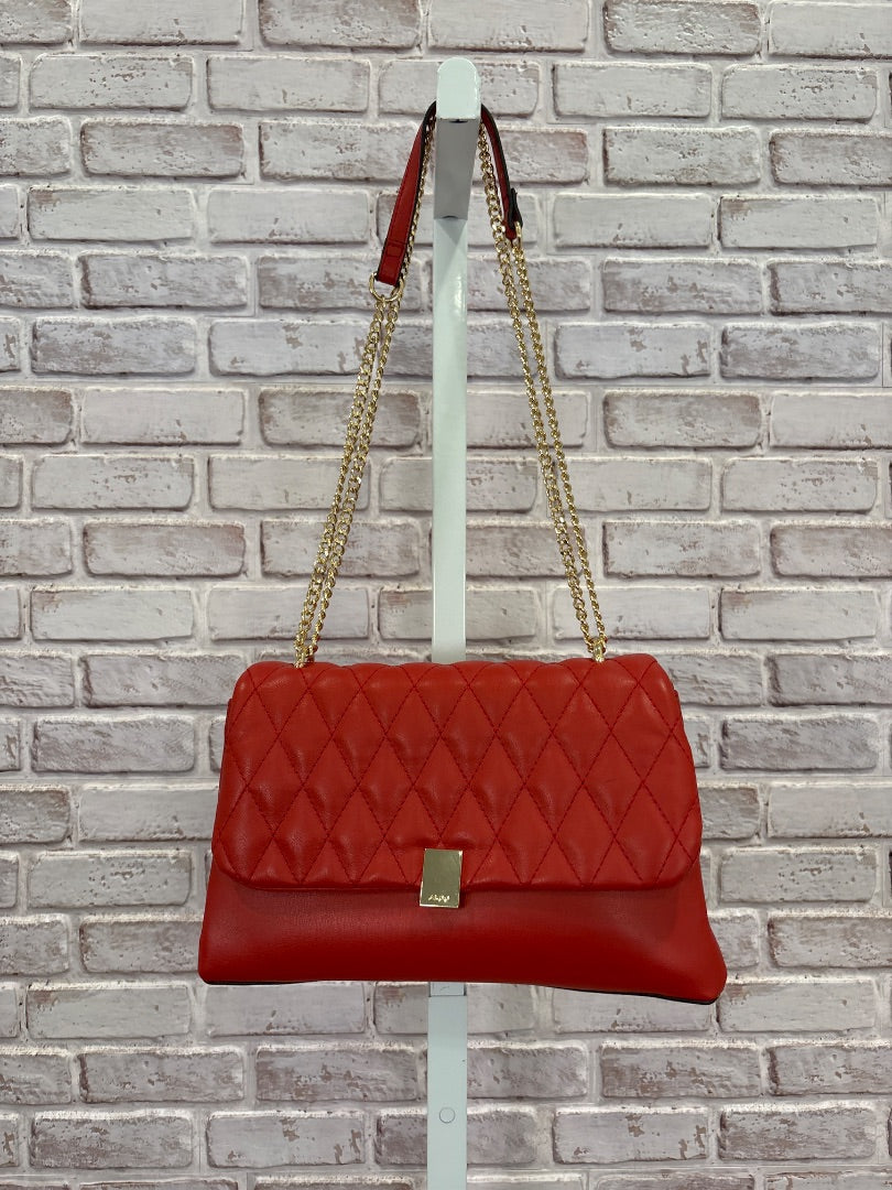Aldo Handbag, Red/gold, One Size, Used - Good