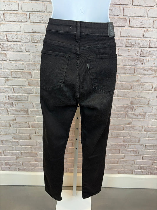 Levis 721 High Rise Skinny Jeans, Black, 29, Used - Good