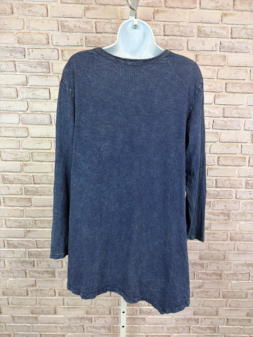 Jess and Jane Shirt, Blue multi, Large, Used - Good