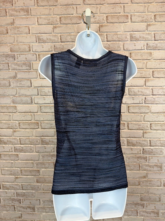 Dana Buchman Tank top, Navy, Small, Used - Good