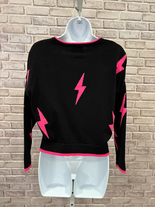 Wispr Sweater, Black/pink, XS, Used - Good