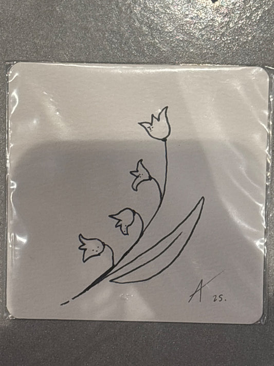 Flower 3 239 Studios Mini original, Black/white, One Size, Brand New