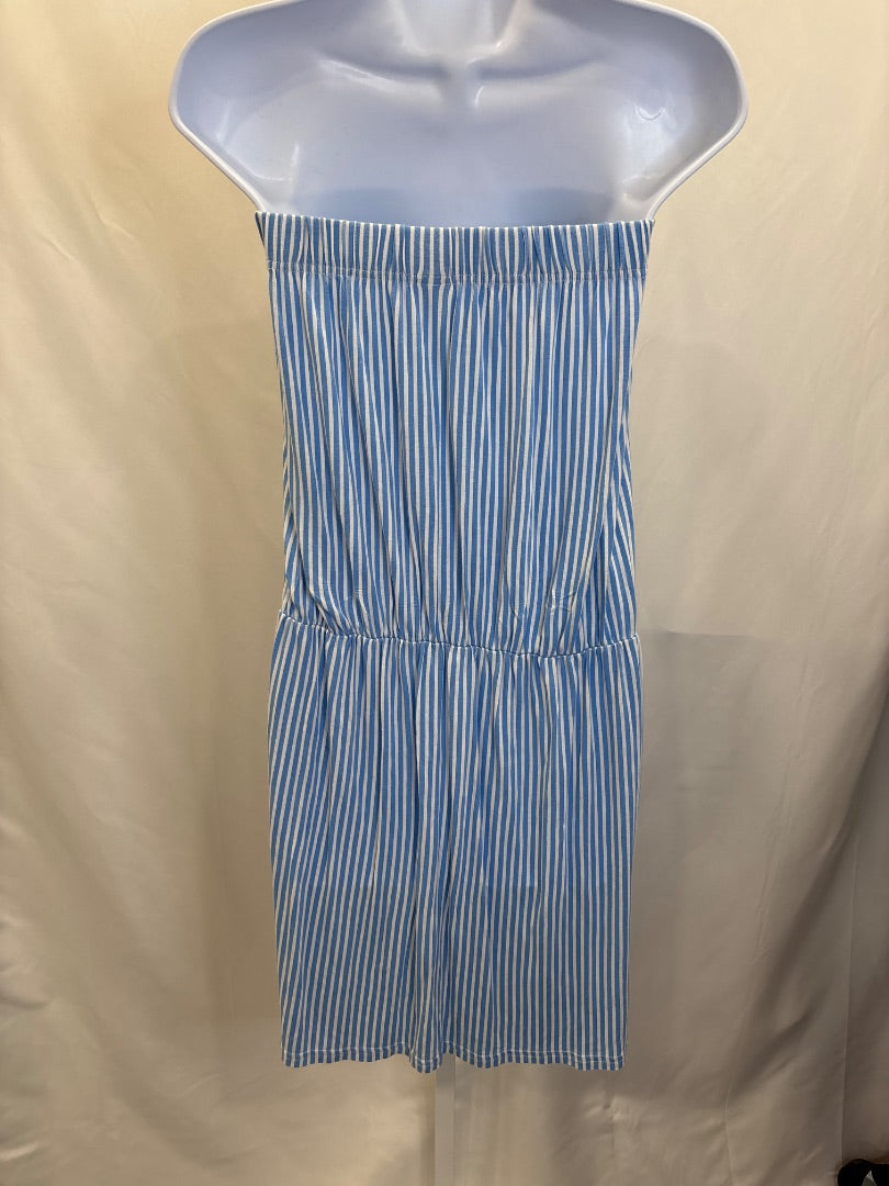Outdoor oasis Dresses, Blue/white stripes, XL