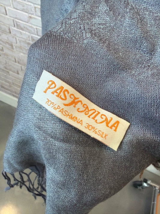 Pashmina Accessory - Scarf – Pashmina Scarf, Grey, One Size, Used - Good