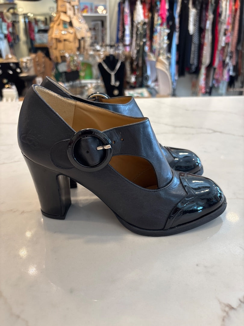 John Fluevog Clogs, Black, 8.5