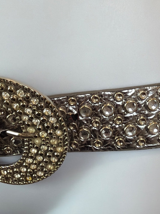 Various Belt, Silver, Large, Used - Fair