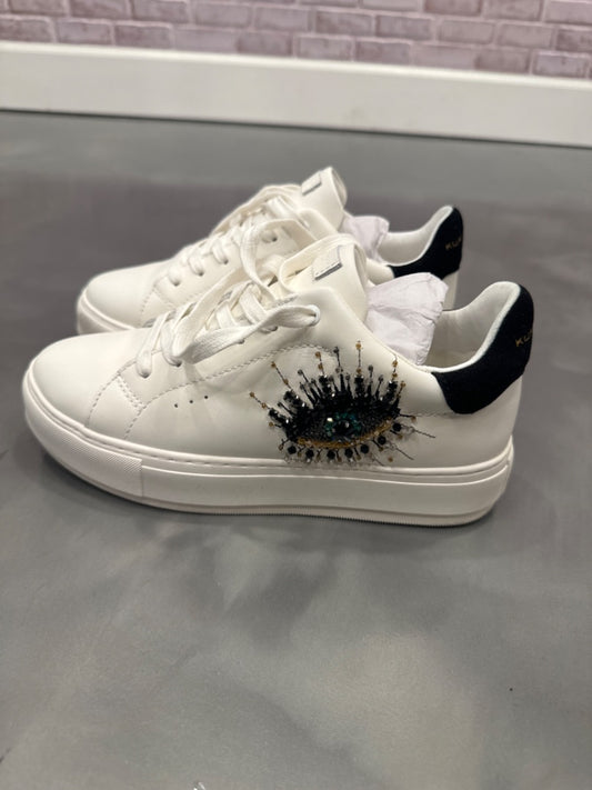 Kurt Geiger sneakers, White multi, 9, Used - Good