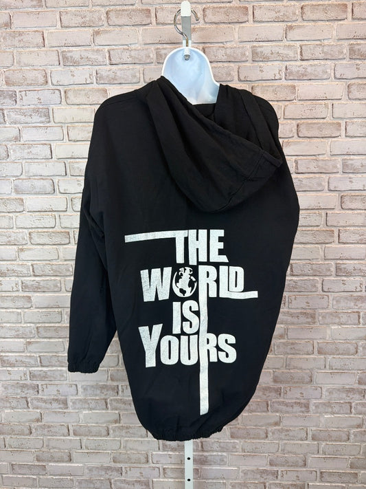 Venti 6 “The World is Yours” Sweatshirt, Black/white, Small, Used - Excellent