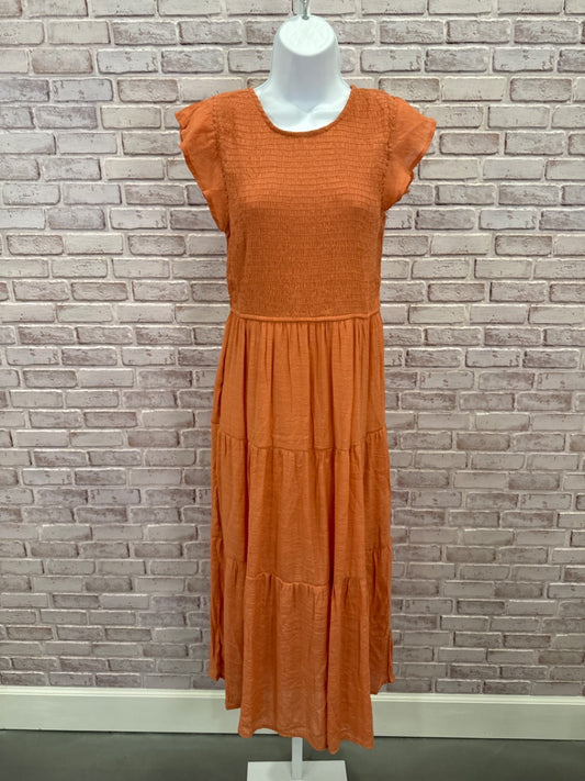 By The River Dress, Orange, Medium, Used - Good