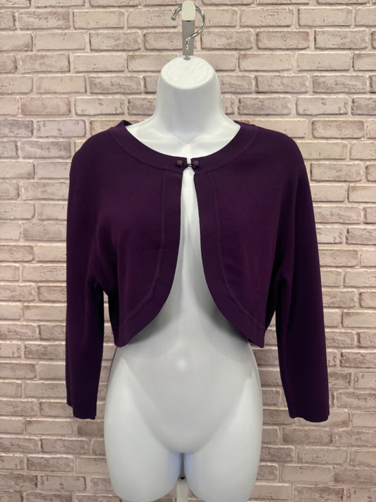 Coldwater Creek Cardigan, Purple, Medium, New With Tags