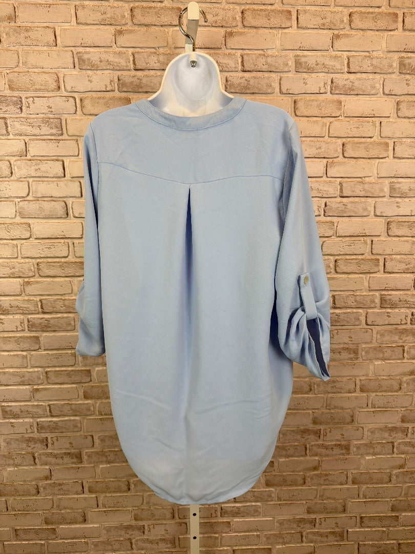 Zenana Shirt, Blue, Small, Used - Good