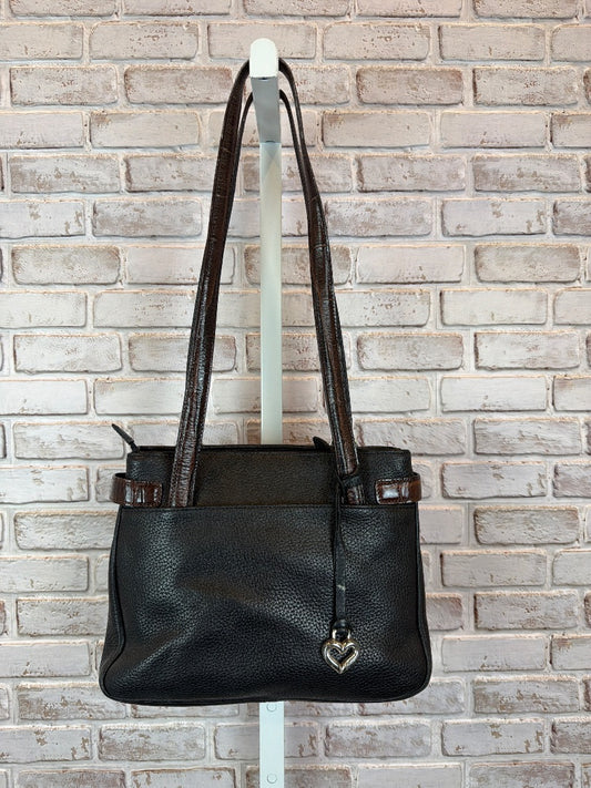 Brighton Handbag, black/brown, One Size, Used - Fair