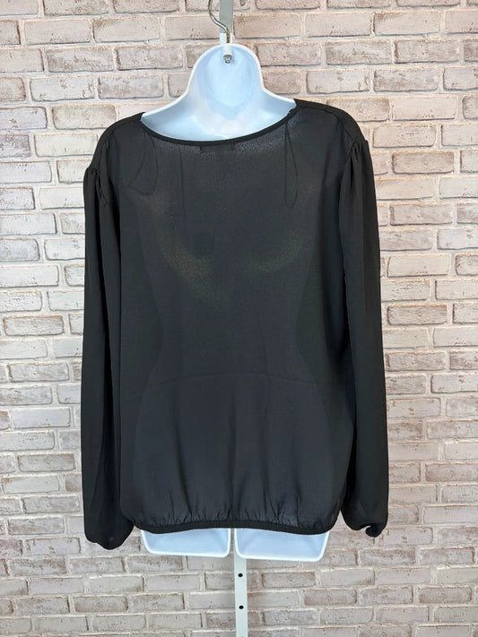 Nine Britton Top - Shirt – Nine Britton Shirt, Black, XL, New With Tags