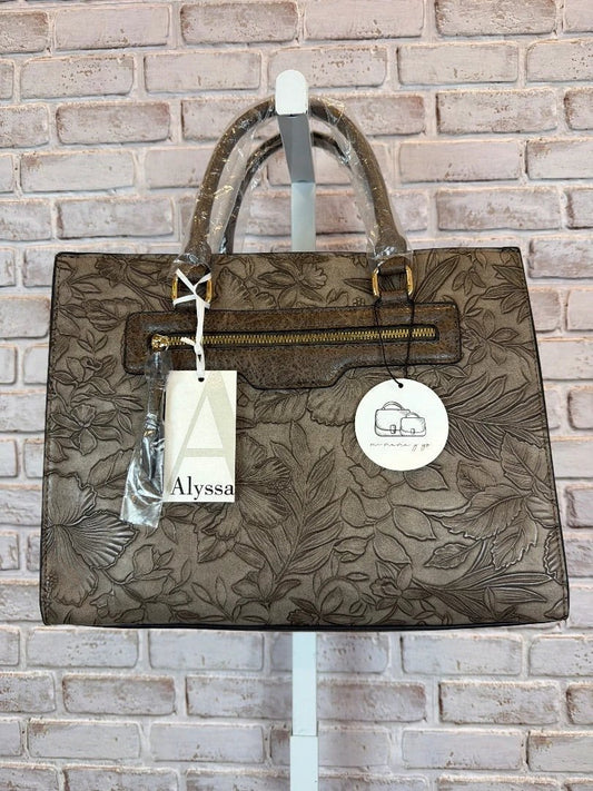 Alyssa Bag - Handbag – Alyssa Mommy and Me Handbag Set, Brown, One Size, New With Tags