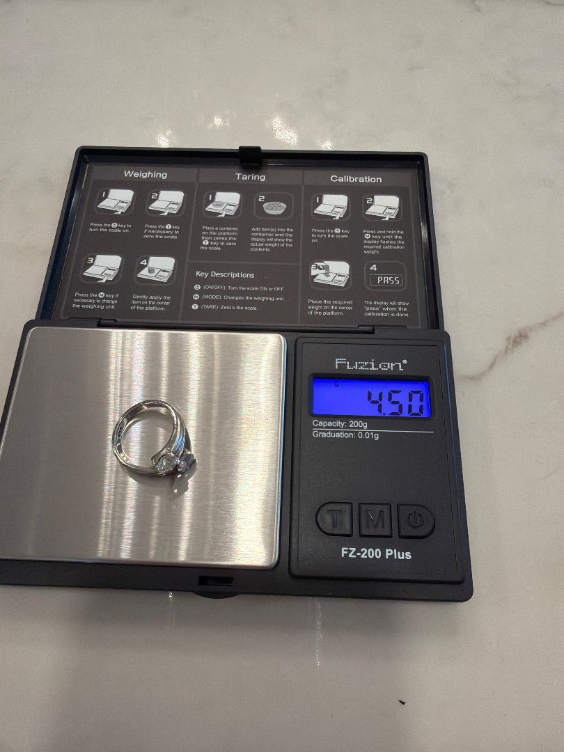 Various Sterling Ring, Silver, 6, Used - Good