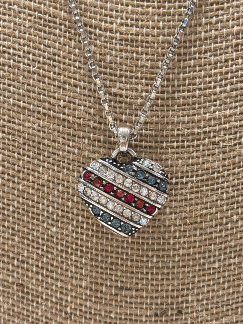 Brighton Necklace, Silver, One Size, New With Tags