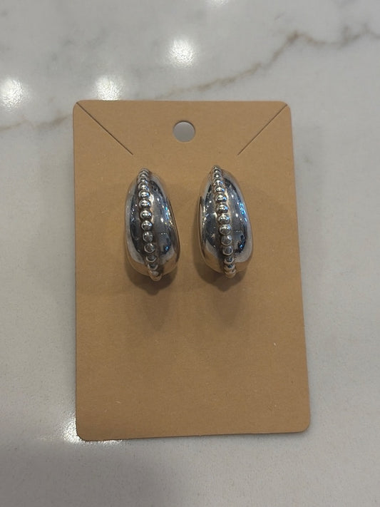 Various Earrings, Silver, One Size, Used - Good