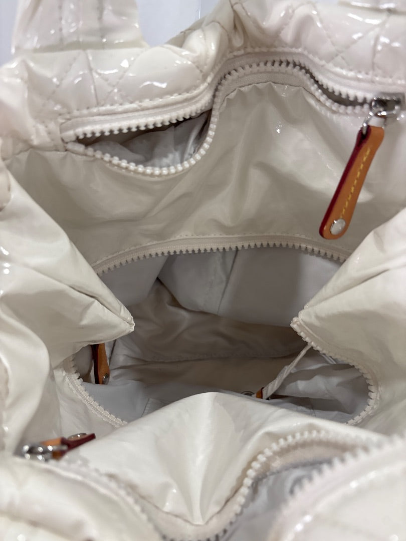 MZ wallace mini metro tote deluxe Handbag, White, One Size, Used - Good