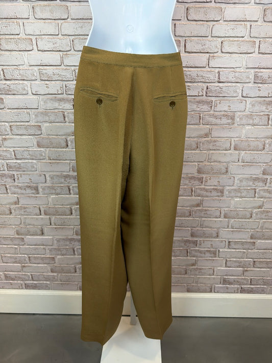 Jones New York Silk Pants, Khaki, 12P, Used - Excellent