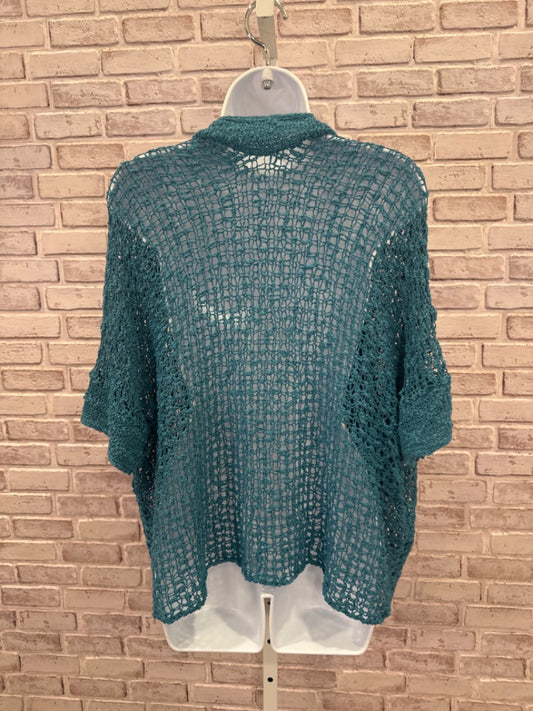 Lost River clothing Shrug, Teal, One Size, Used - Good