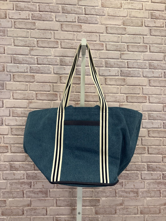 Draper James Large Tote, Blue multi, One Size, New With Tags