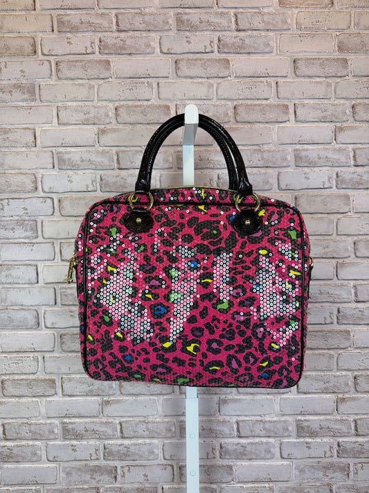 Betsy Johnson Tote, pink multi, One Size, New With Tags