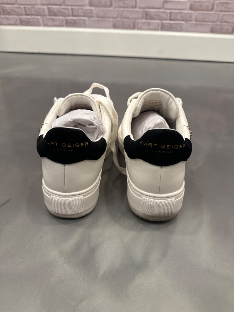 Kurt Geiger sneakers, White multi, 9, Used - Good