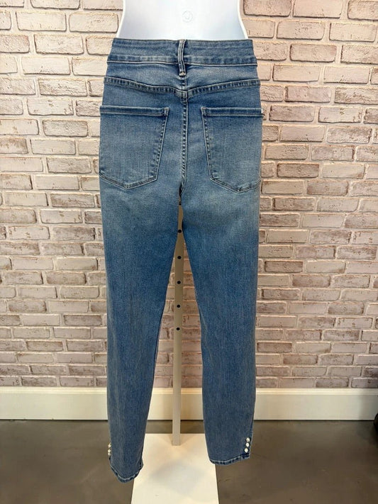 White House Black Market Bottom - Jeans – White House Black Market The Skinny Ankle Jeans, Denim, 6 long, Used - Excellent