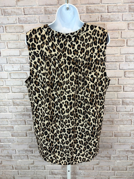 Vince Camuto Tank top, Leopard, XL, Used - Excellent