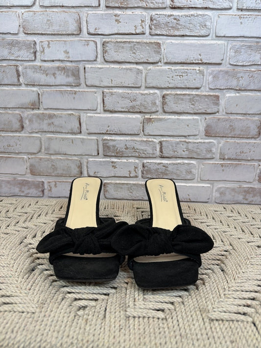 Anne Michelle Kitten heels, Black, 8, Used - Good