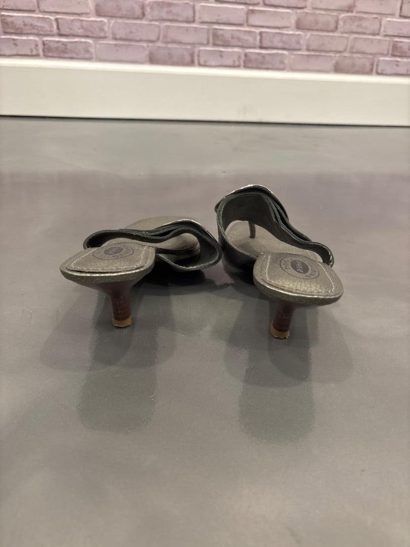 Dr scholl’s Heels, Silver, 9.5, Used - Good