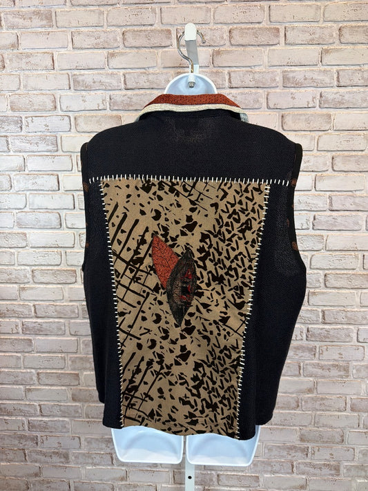 KD spring Vest, Multi, Large, New With Tags